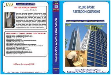 American Training Videos Custodial Series 1005 Basic Rest room Cleaning
